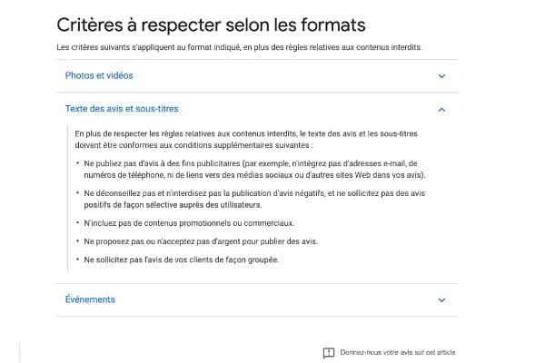 criteres google avis google avis en ligne doconnect
